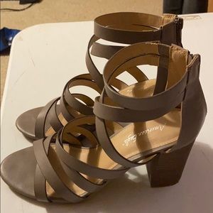 Taupe sandals